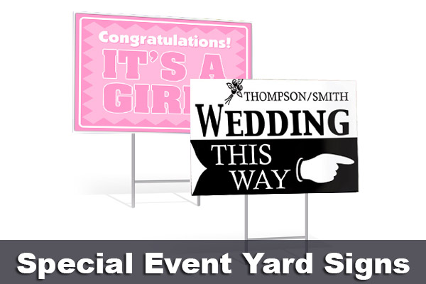 Special Event Yard Signs